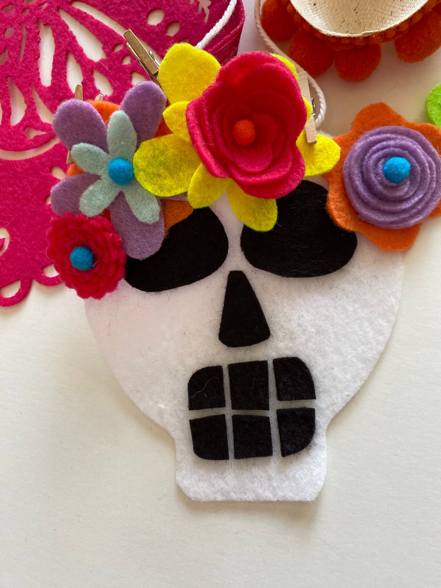 Cinco de Mayo Mexican Holiday Banner, Cactus Garland, Spanish Llama Bunting Wall Hanging for Party Decoration