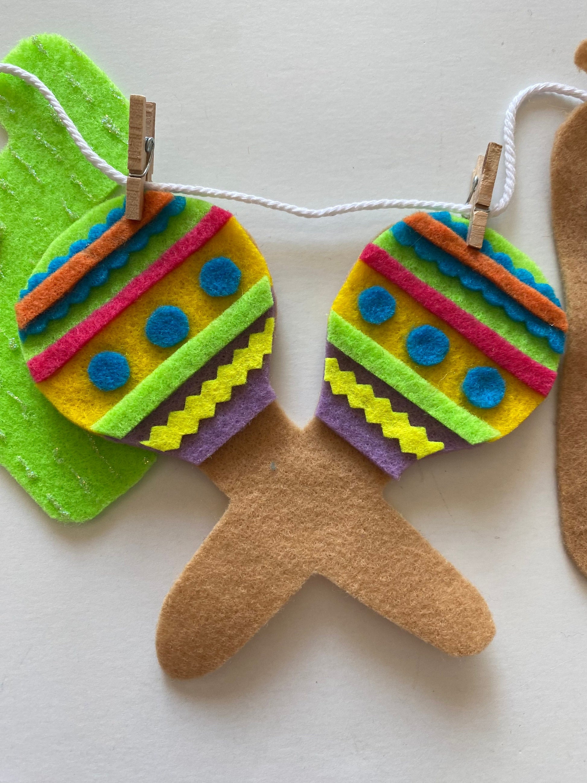 Cinco de Mayo Mexican Holiday Banner, Cactus Garland, Spanish Llama Bunting Wall Hanging for Party Decoration