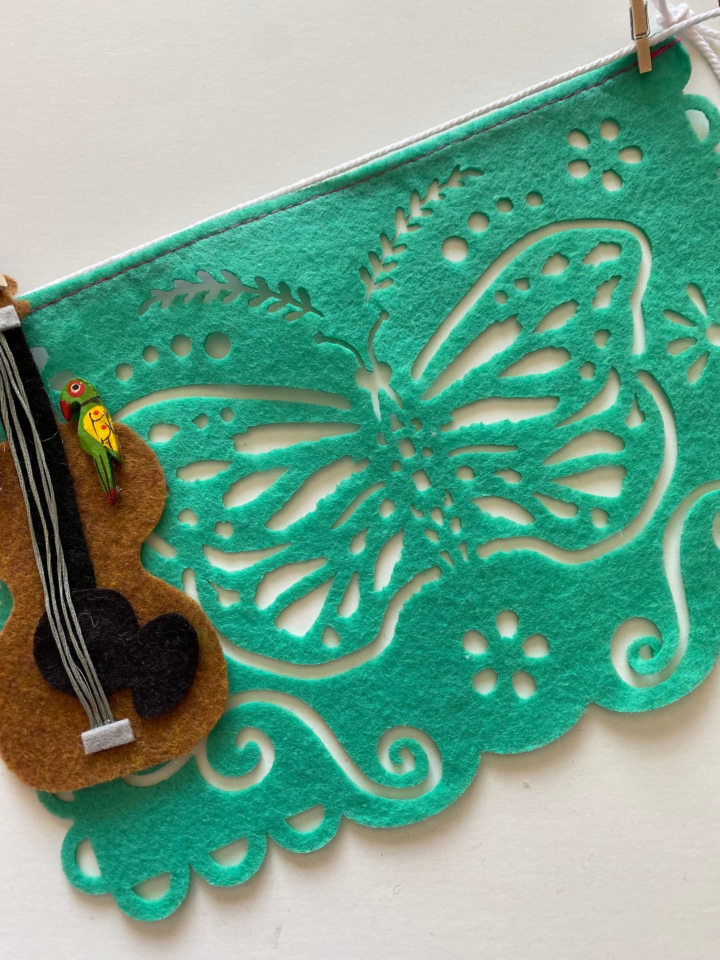 Cinco de Mayo Mexican Holiday Banner, Cactus Garland, Spanish Llama Bunting Wall Hanging for Party Decoration