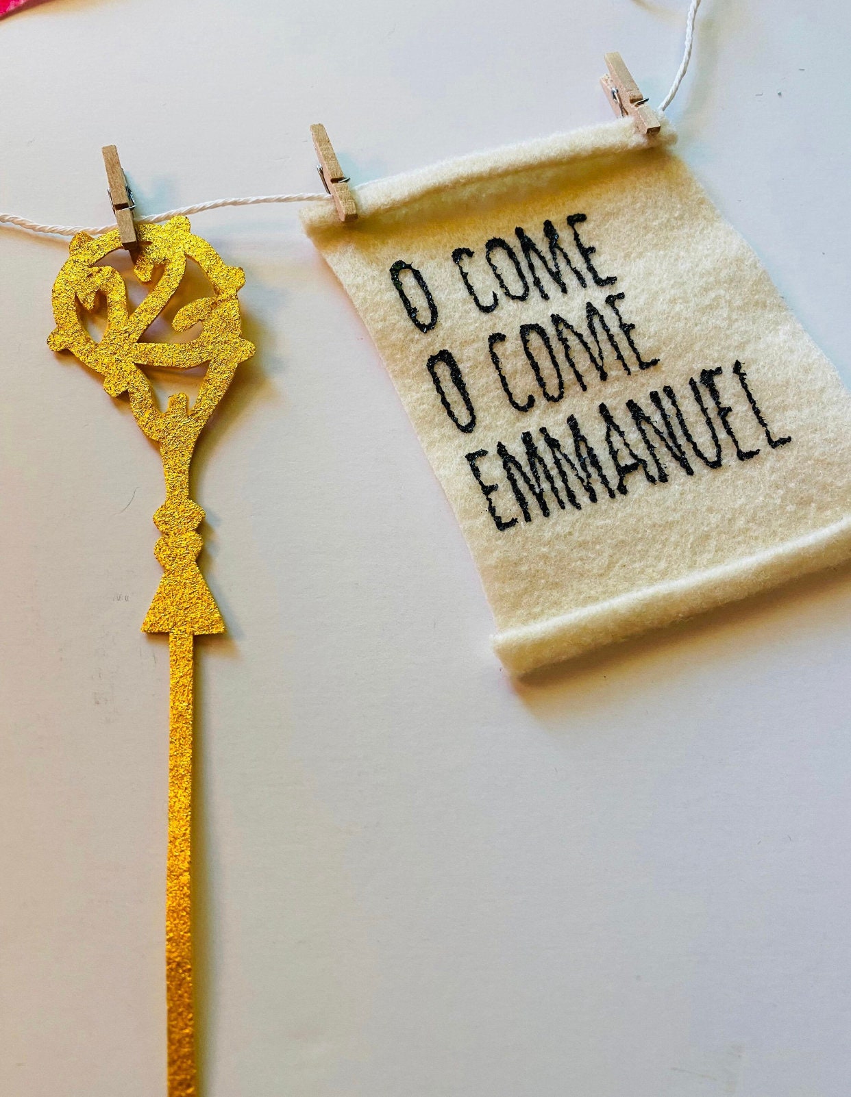 Saint Banners Bundle of Saint Nicholas, Saint Valentine, & Saint Patrick Garlands, Clotheslines, Bunting, Wall Hanging Decorations