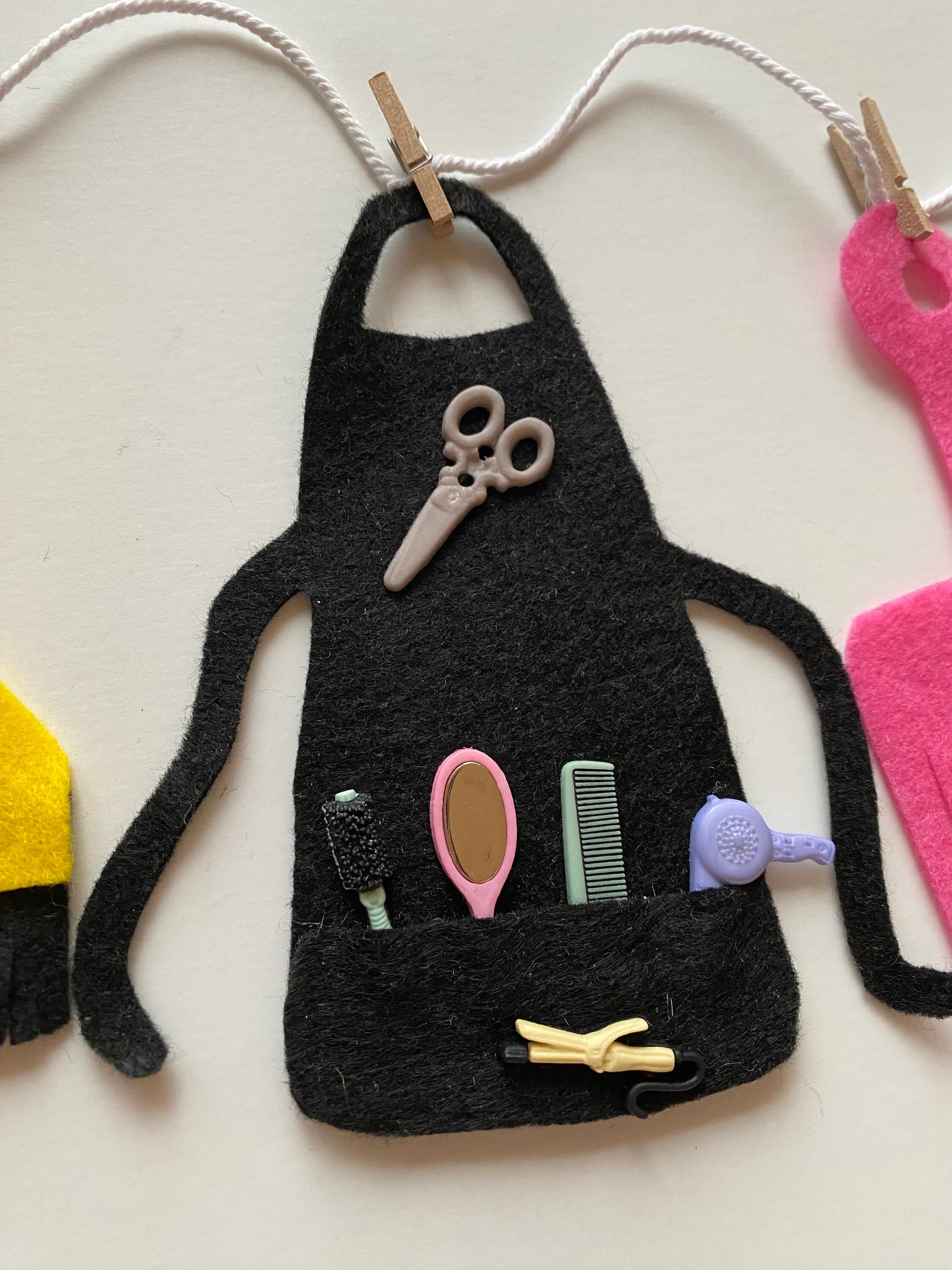 Hairdresser Banner, Haircutter Garland, Gift for Stylist, Colorist Wall Hanging Decoration