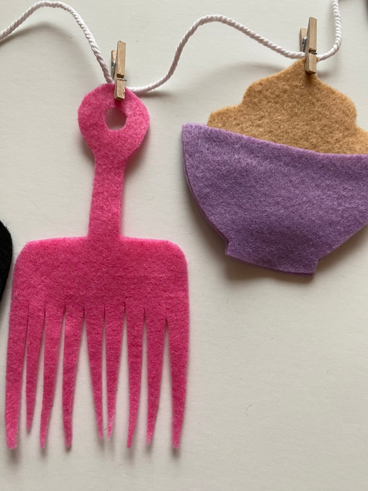 Hairdresser Banner, Haircutter Garland, Gift for Stylist, Colorist Wall Hanging Decoration