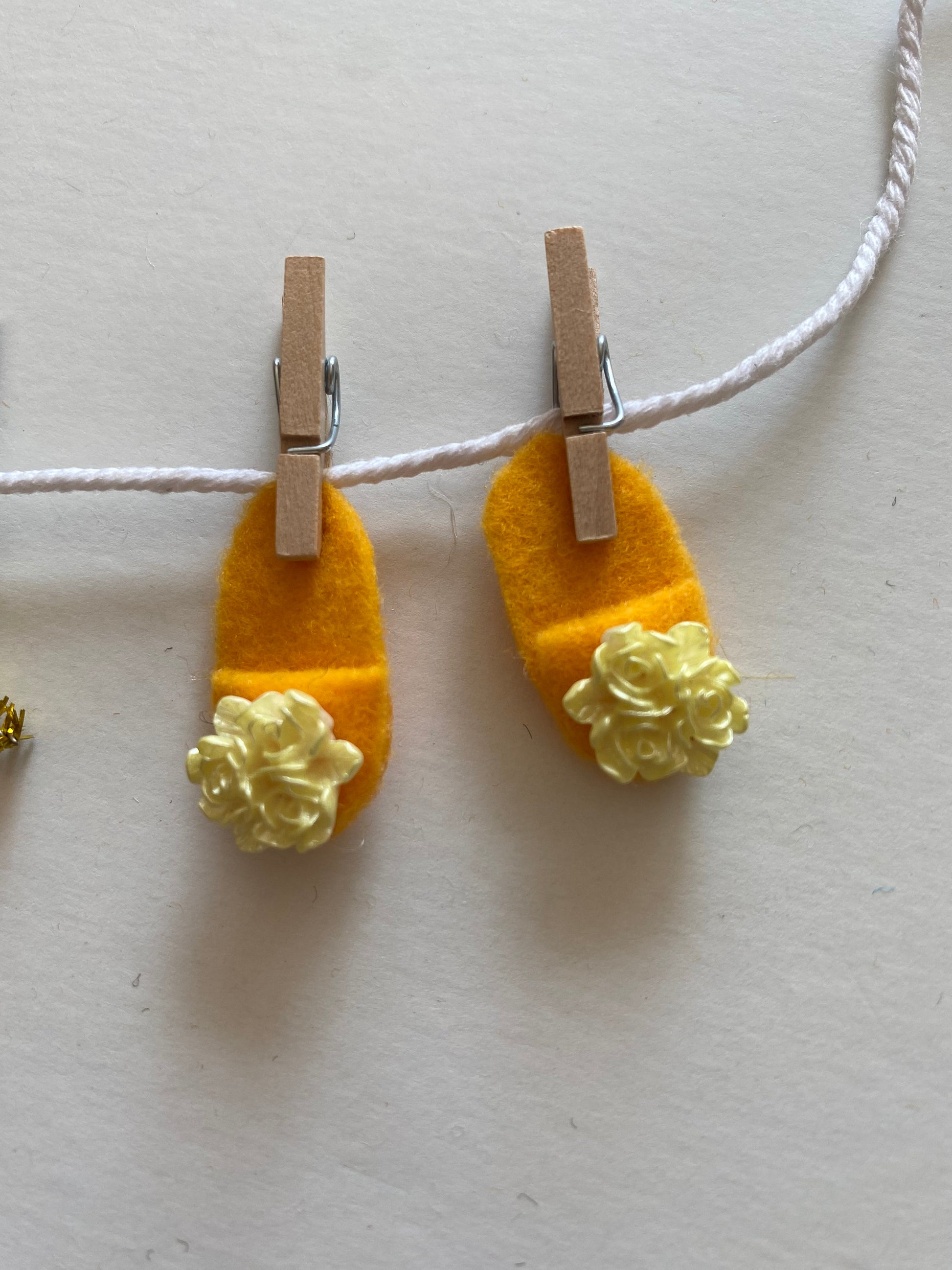 Sun Angel Summer Fairy Miniature Felt Clothesline Banner Bunting Wall Hanging Garland Decoration