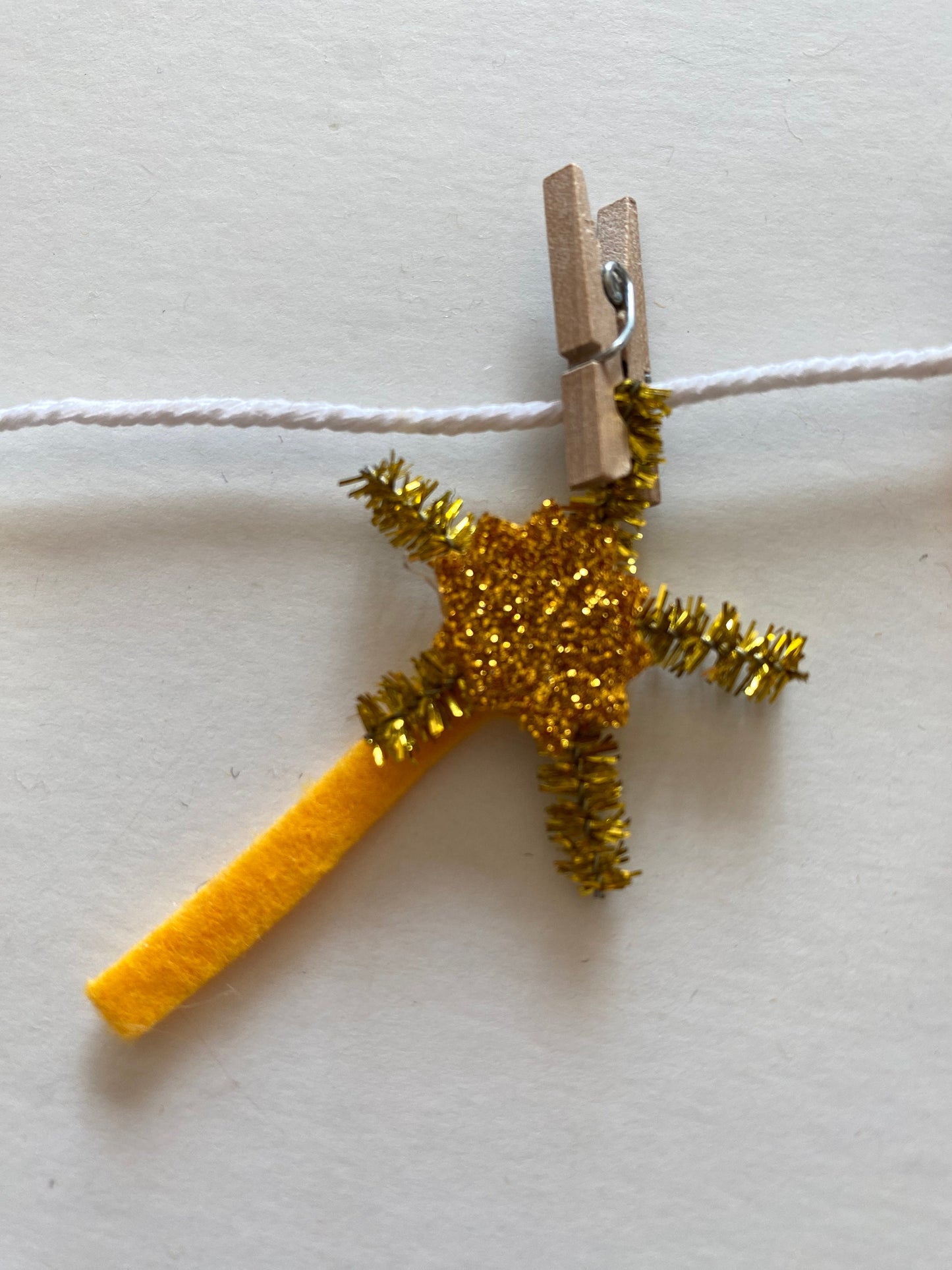 Sun Angel Summer Fairy Miniature Felt Clothesline Banner Bunting Wall Hanging Garland Decoration