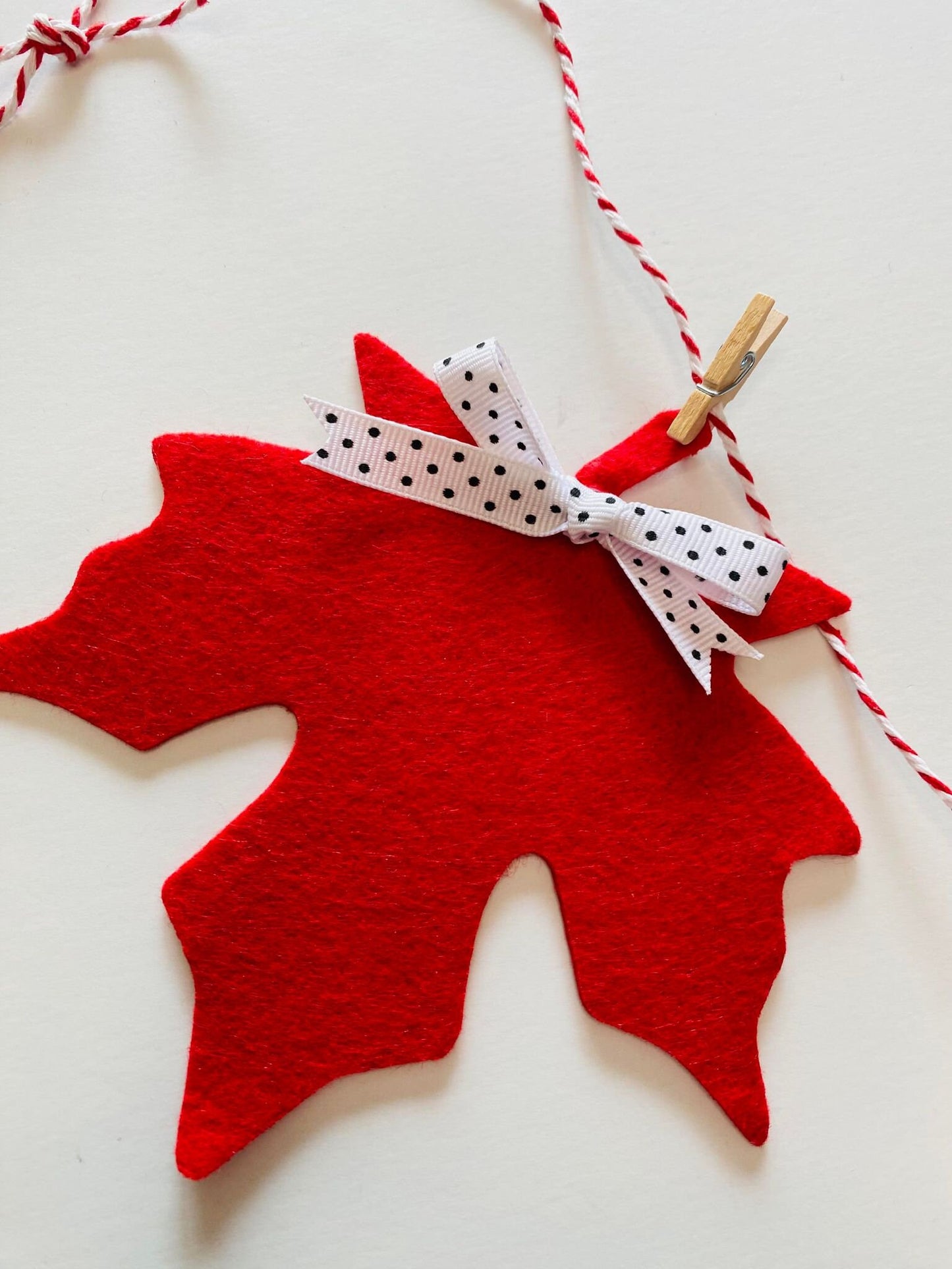 Canada Day Banner, Felt Canadian Holiday Garland for July, Red and White Fireworks Bunting, Wall Hanging Decoration for Home Décor or Party