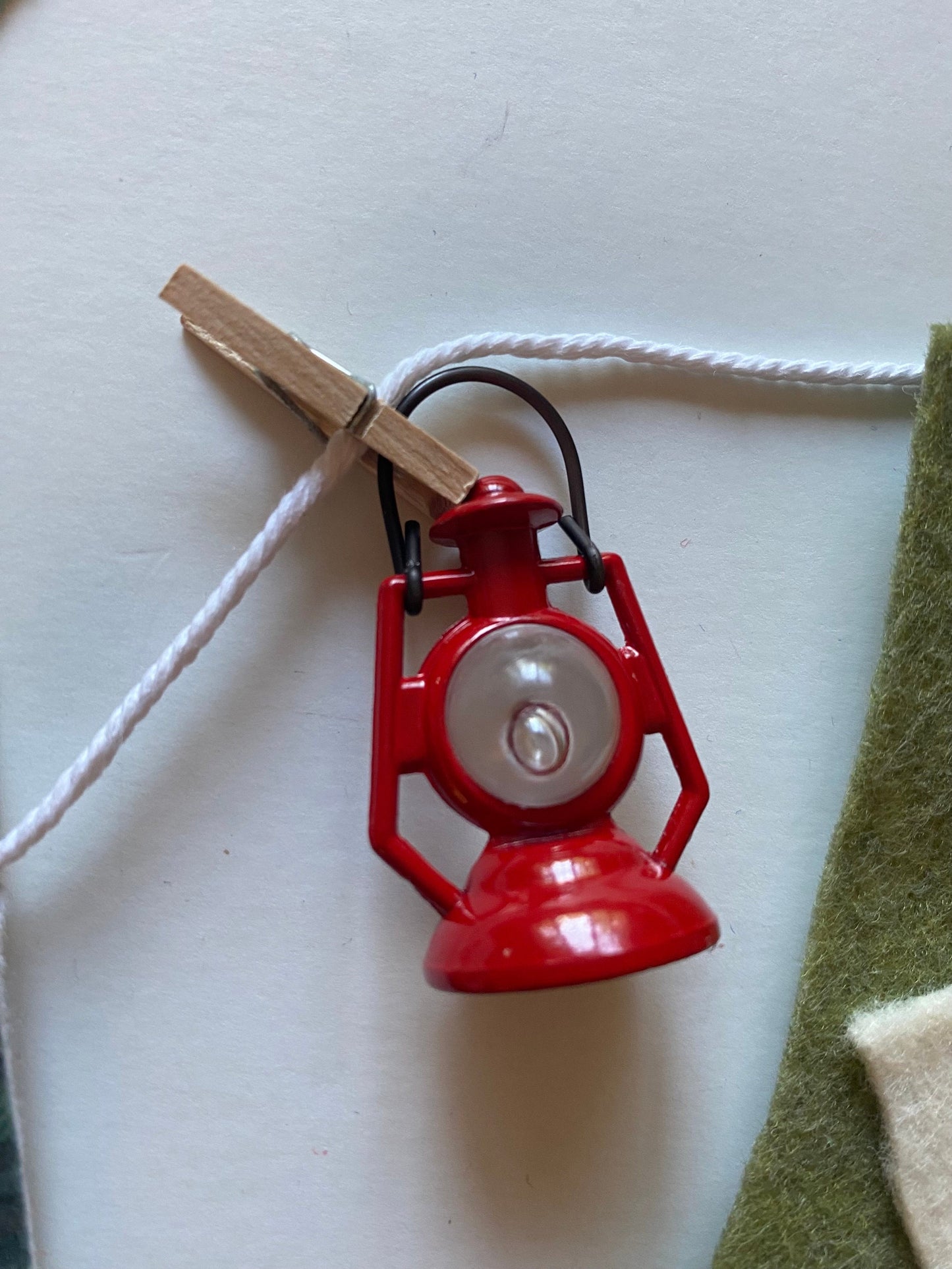 Camping Miniature Felt Clothesline Banner Garland Bunting Wall Hanging Decoration for Father’s Day