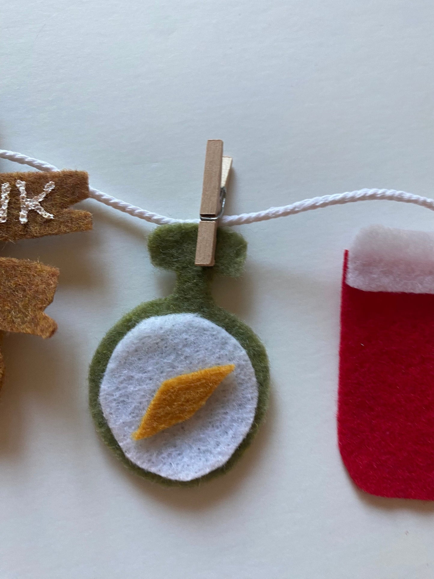 Camping Miniature Felt Clothesline Banner Garland Bunting Wall Hanging Decoration for Father’s Day