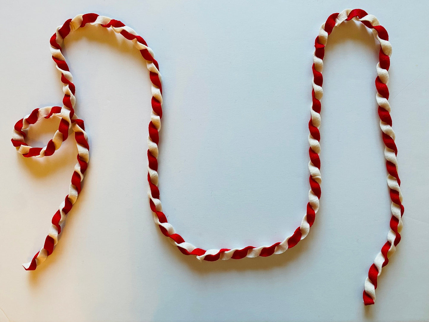 Twisted Felt Garland, Candy Themed String, Bunting, Decoration