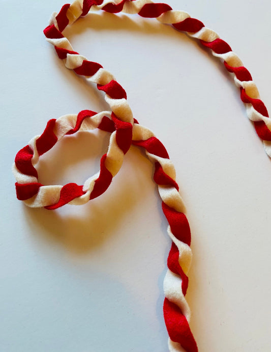 Twisted Felt Garland, Candy Themed String, Bunting, Decoration