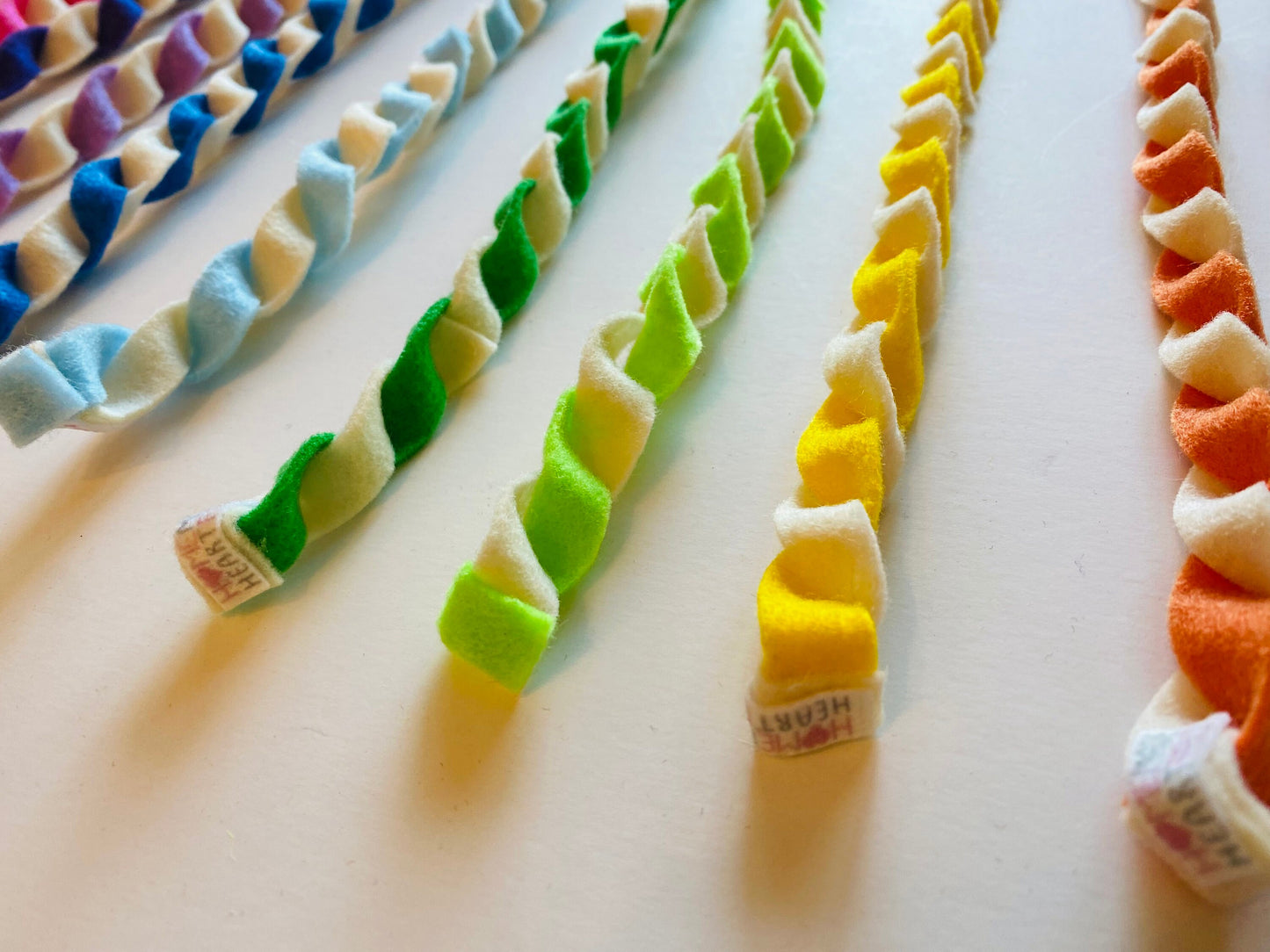 Twisted Felt Garland, Candy Themed String, Bunting, Decoration