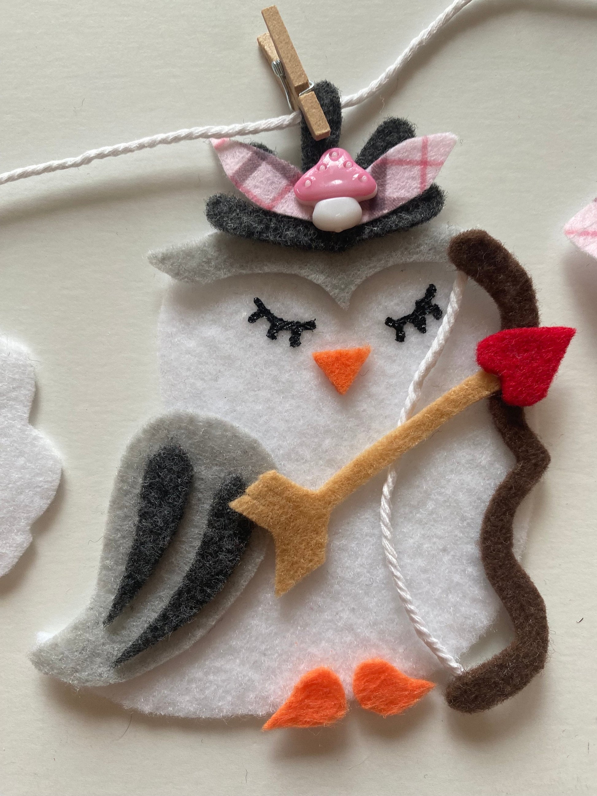 Winter Animals Banner Valentine’s Arctic Garland February Bunting Wall Hanging Decoration