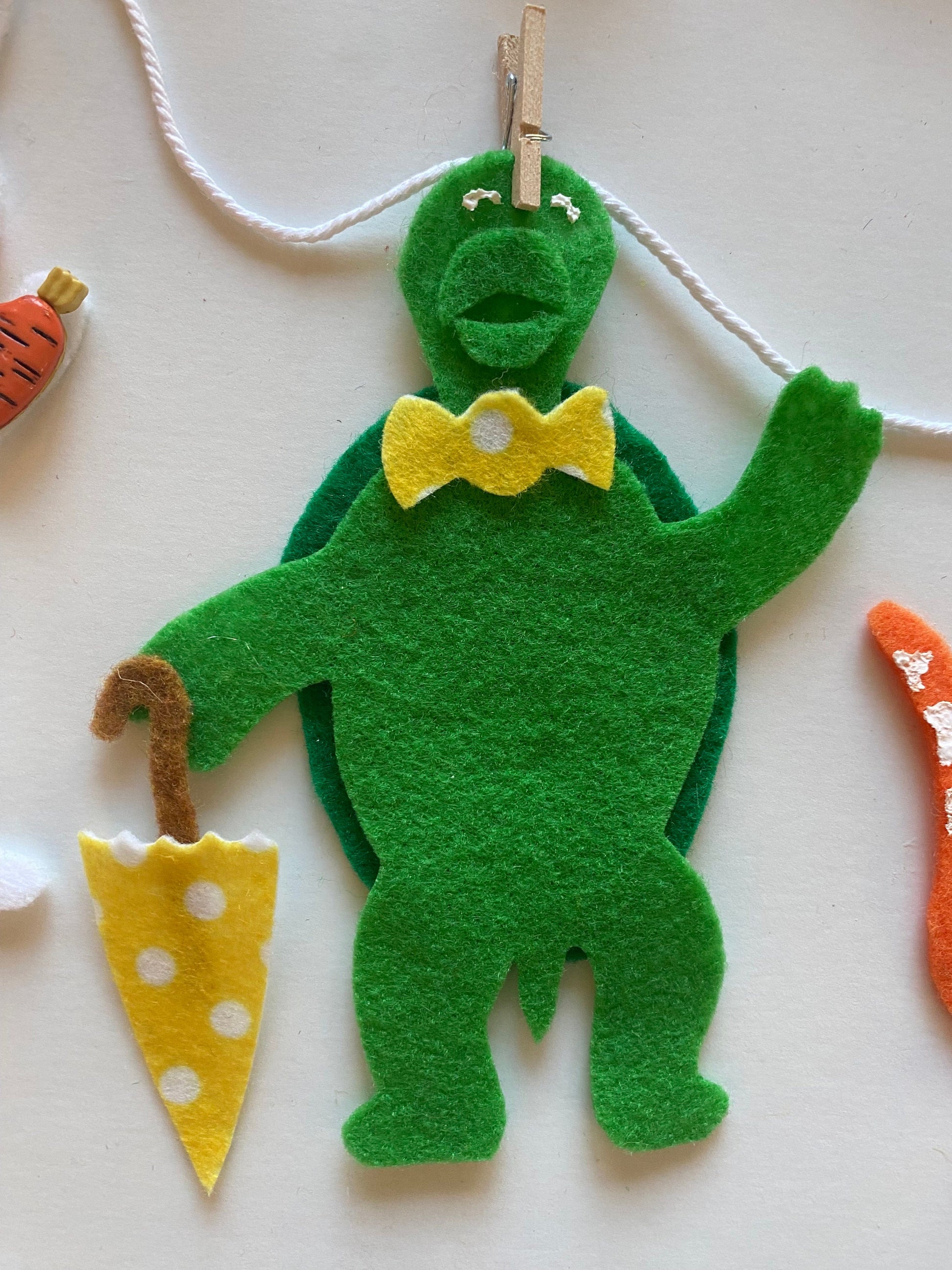 Spring Animals Banner Springtime Farm Garland Bunting Wall Hanging Decoration