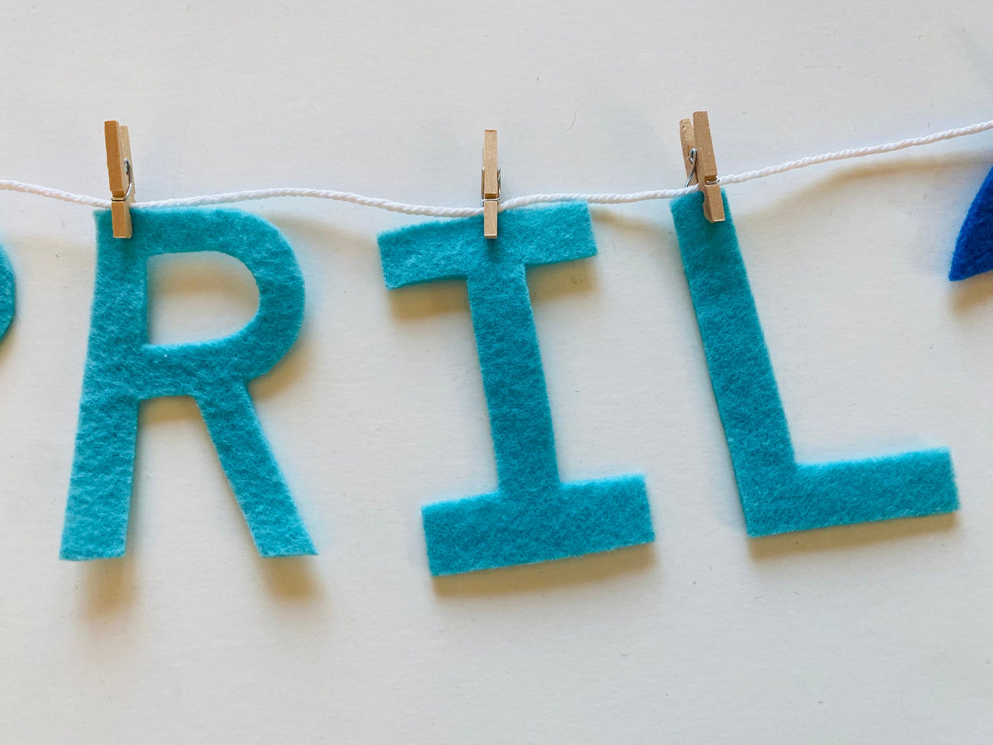 April Monthly Banner, April Showers Garland, Bunny Rabbit Bulletin Board Decoration