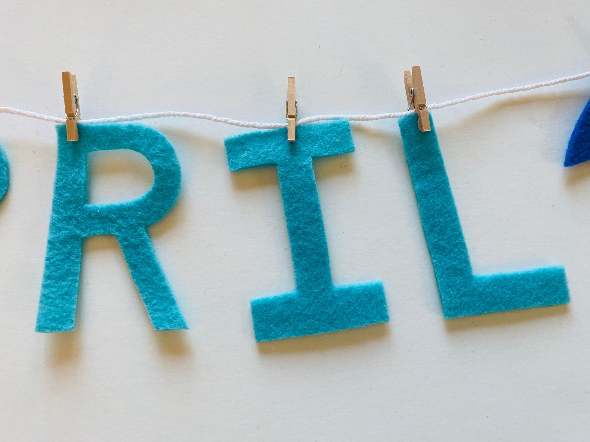 April Monthly Banner, April Showers Garland, Bunny Rabbit Bulletin Board Decoration