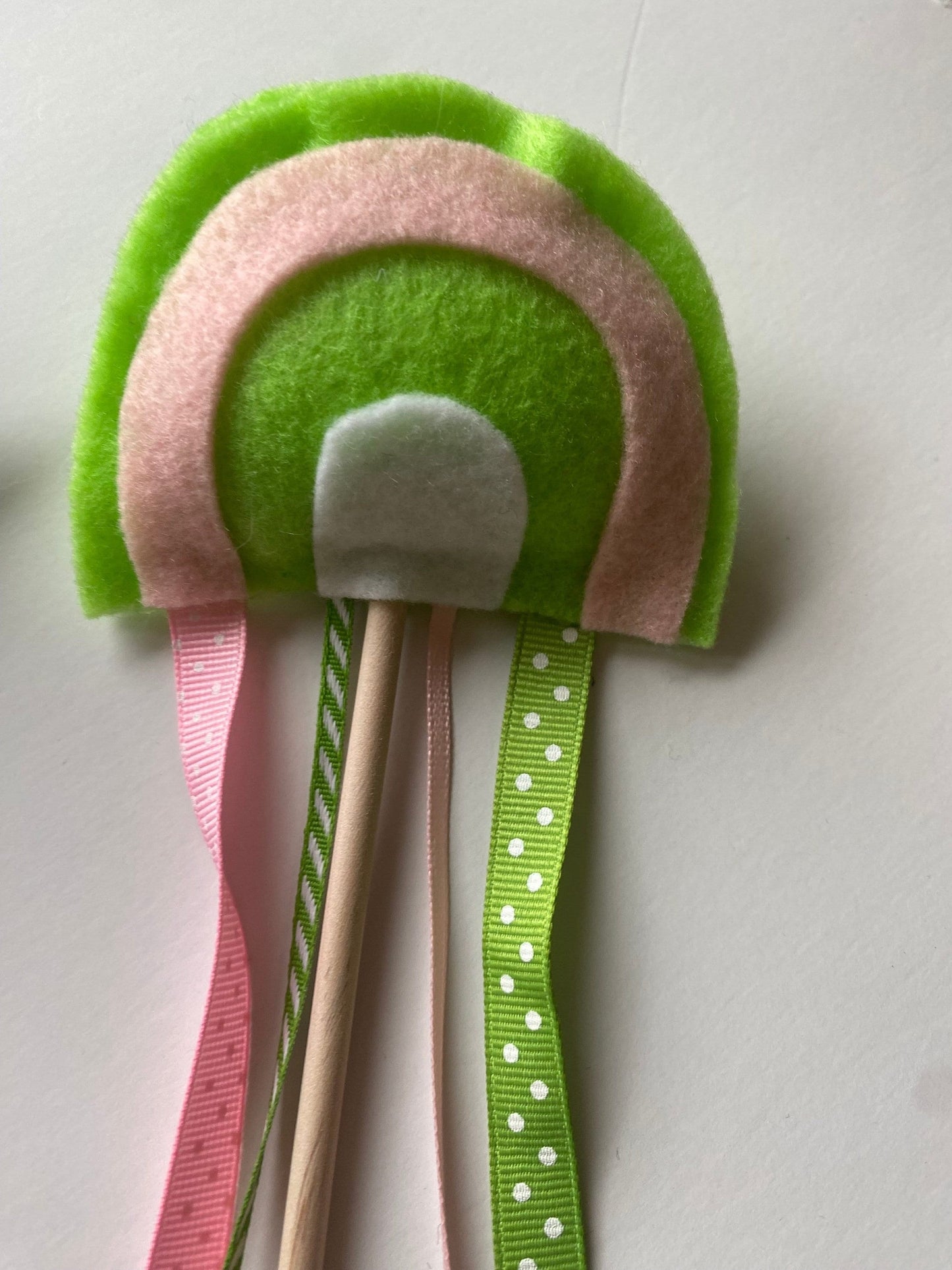 Felt Wand Toys for Kids, Ribbon Twirlers for Children