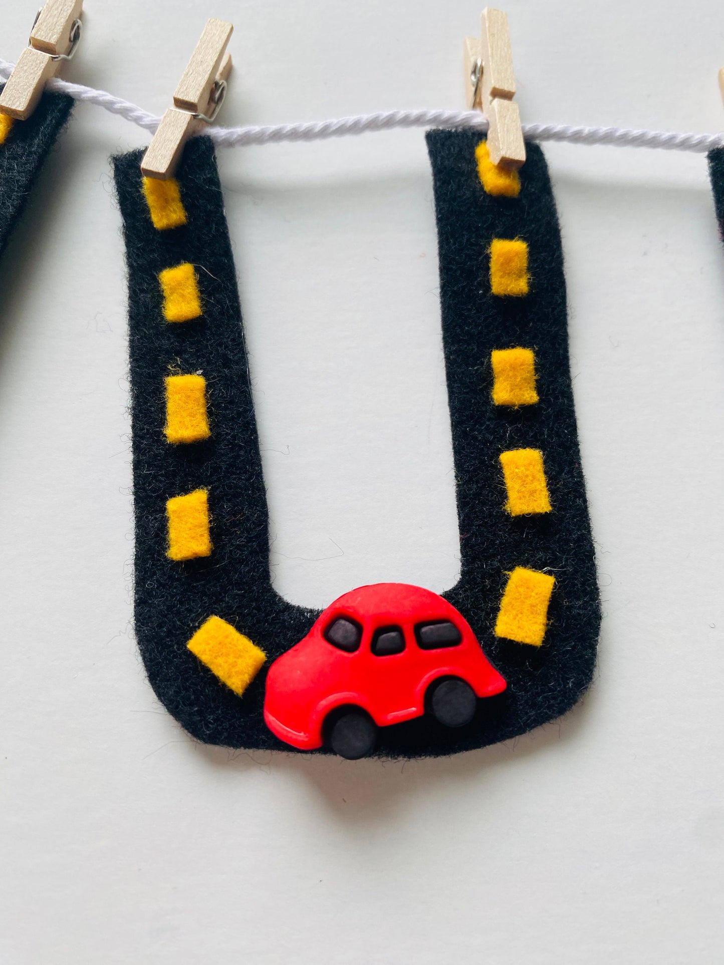 July Monthly Banner, Road Trip Garland, Bunting with Airplane and Suitcase