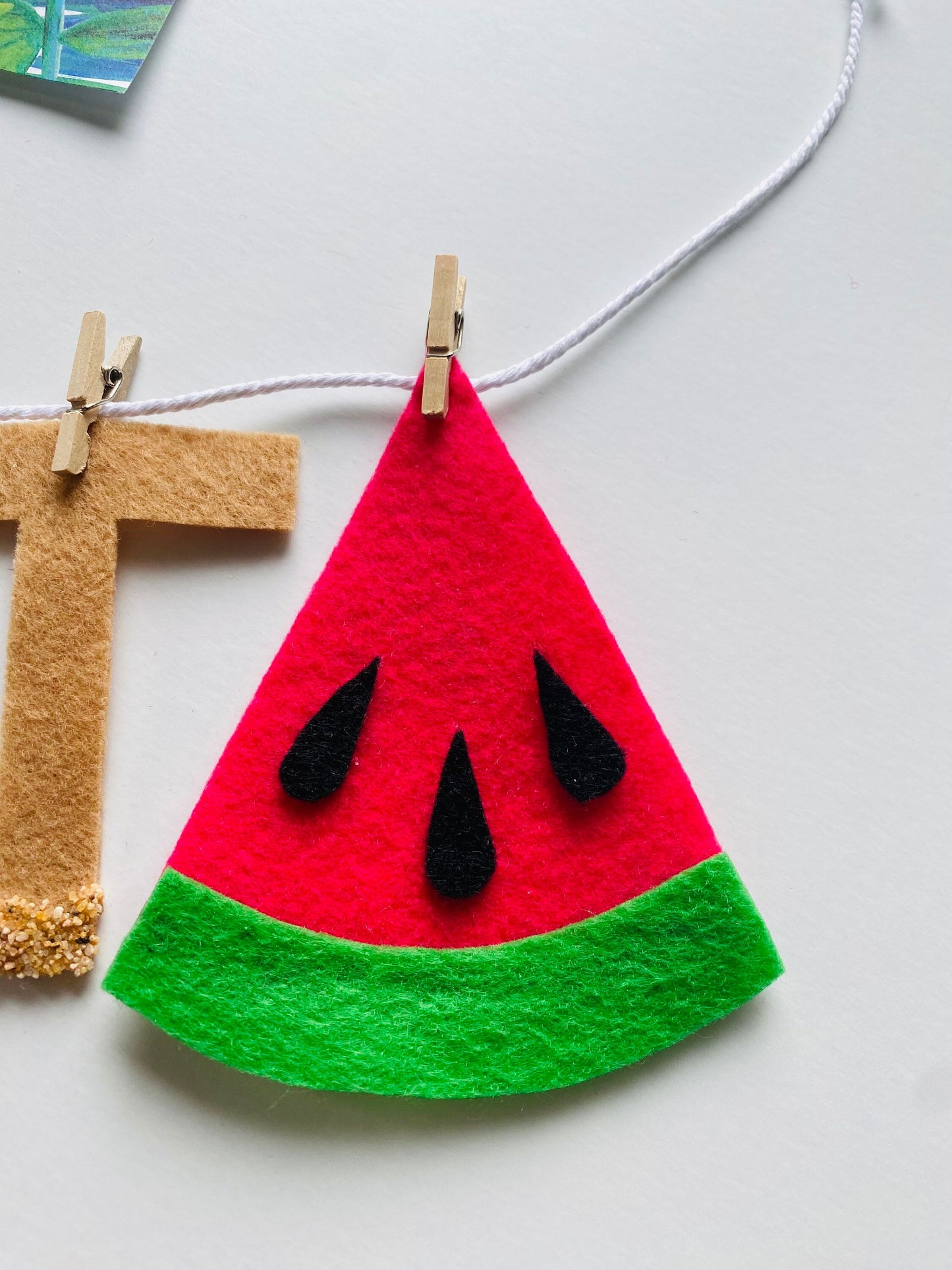 August Monthly Banner, Beach Garland, Sun and Waves Vacation Bulletin Board Decoration