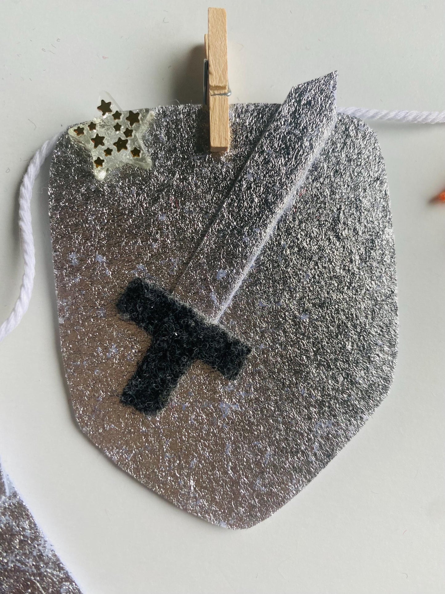 Fairytale Party Banner, Prince and Princess Garland, Knight in Shining Armor Bunting, Castle and Dragon Clothesline Decoration for Children