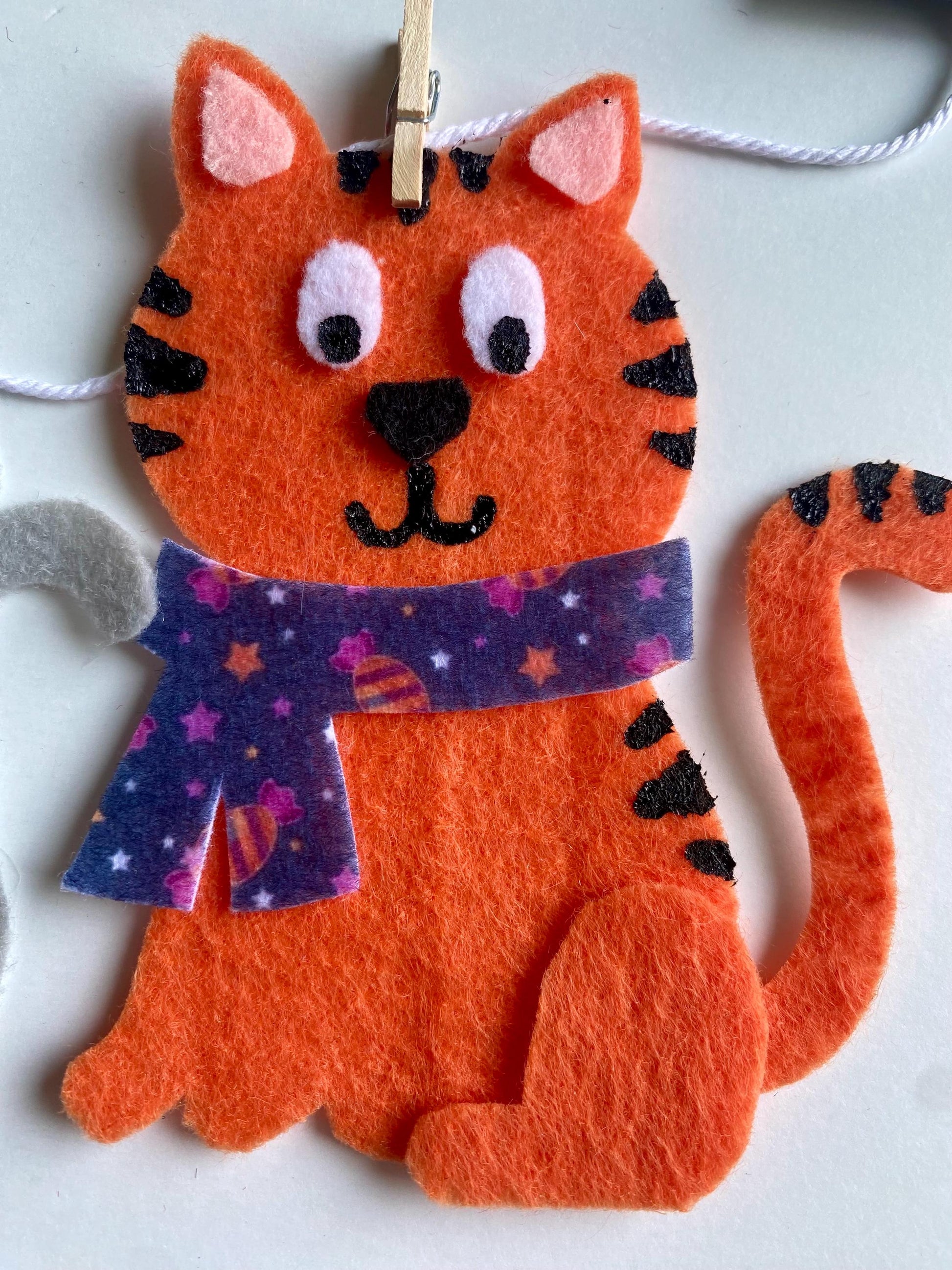 Halloween Animals Banner, October Creatures Garland, Nocturnal Animals Bunting, Wall Hanging Decoration