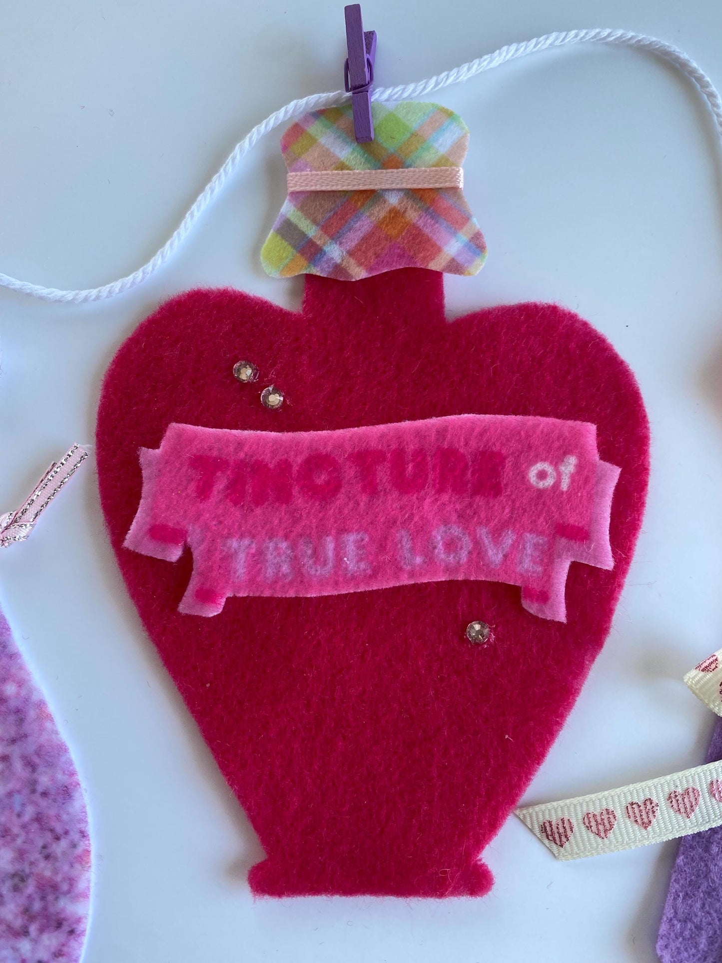 Love Potions Banner, Cupid’s Brew Garland, Valentine’s Day Bunting, Decoration for Parties or February Home Decor