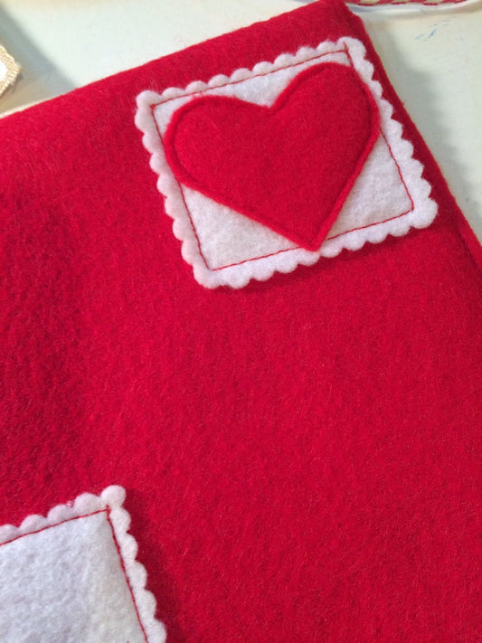 Giant Felt Valentines Envelope