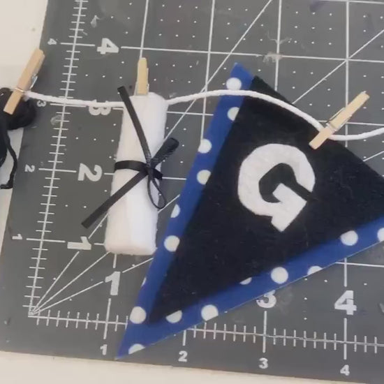 Graduation Miniature Felt Clothesline Banner Garland Bunting Decoration