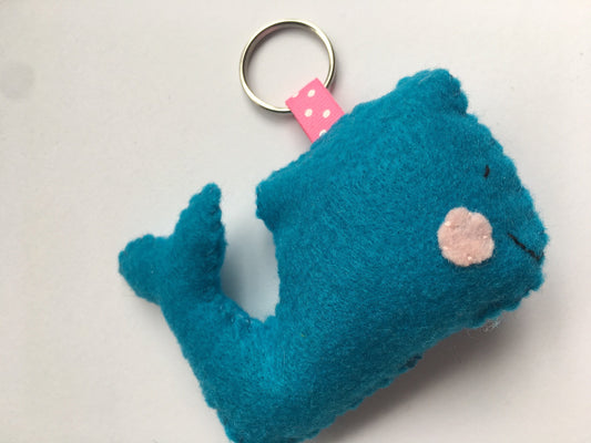 Whale Felt Keychain Kawaii Keychain Backpack Accesories Keychains for Kids Backpack Keychain Large Keychain