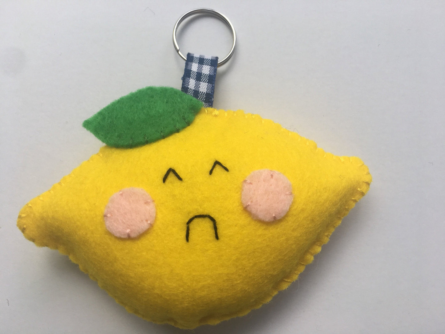 Felt Keychain: Sour Lemon Keychain