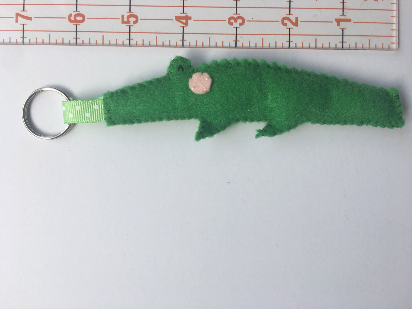 Felt Alligator Crocodile Stuffed Keychain