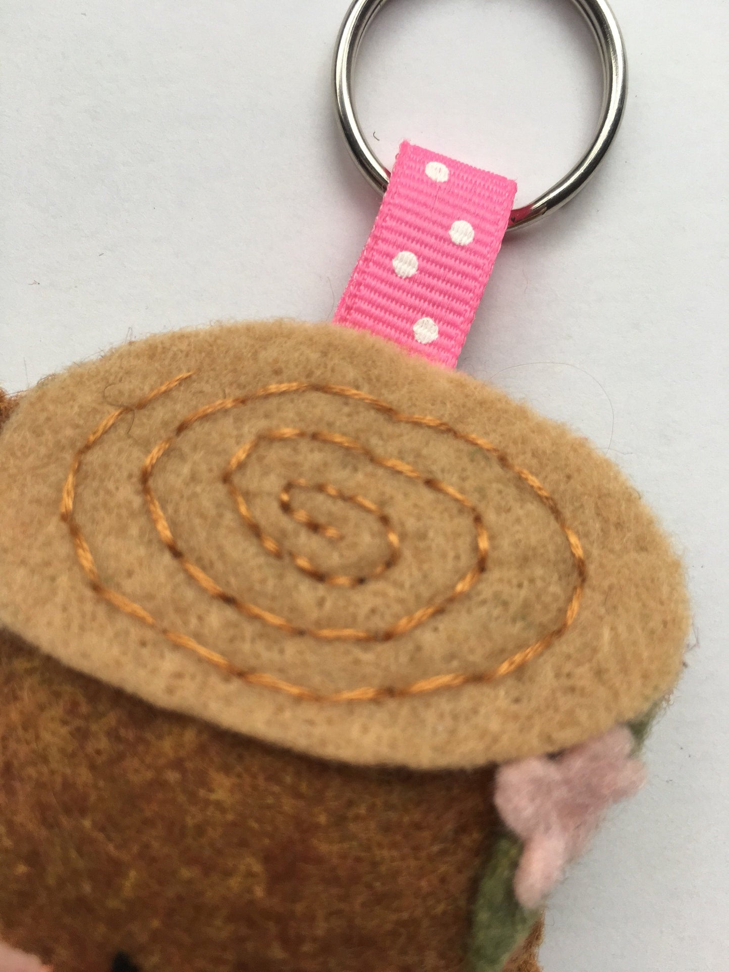 Happy Tree Stump Woodland Forest Felt Keychain Kawaii Keychain Large Keychains for Kids Backpack Accessories Backpack Keychains