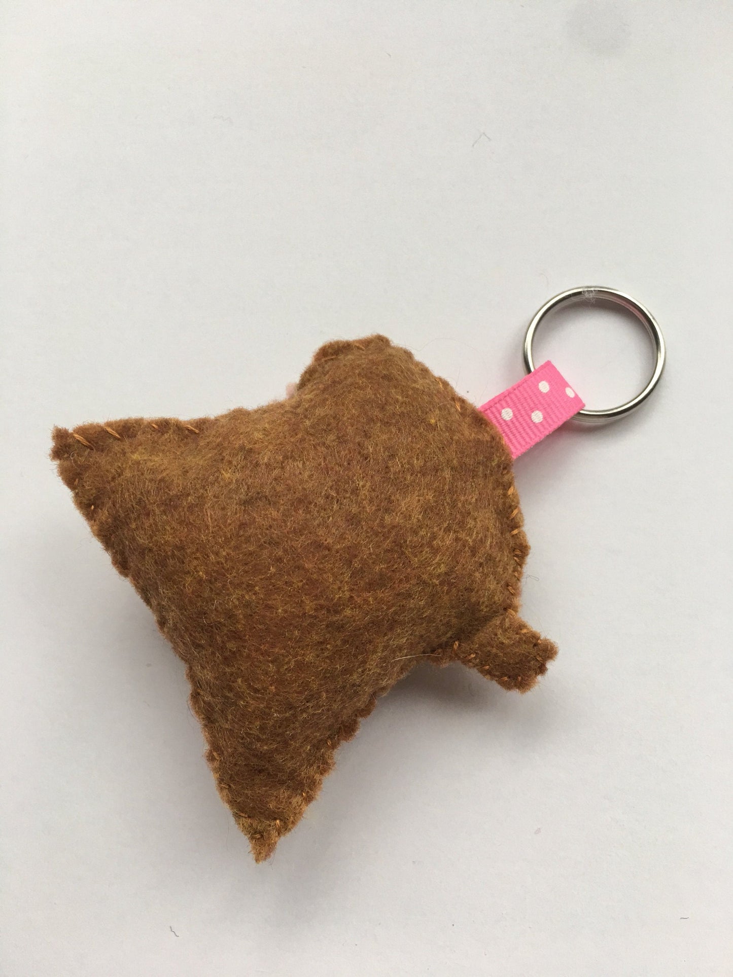 Happy Tree Stump Woodland Forest Felt Keychain Kawaii Keychain Large Keychains for Kids Backpack Accessories Backpack Keychains