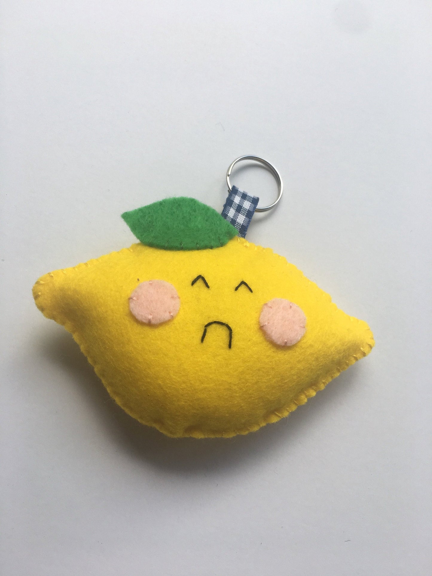 Felt Keychain: Sour Lemon Keychain