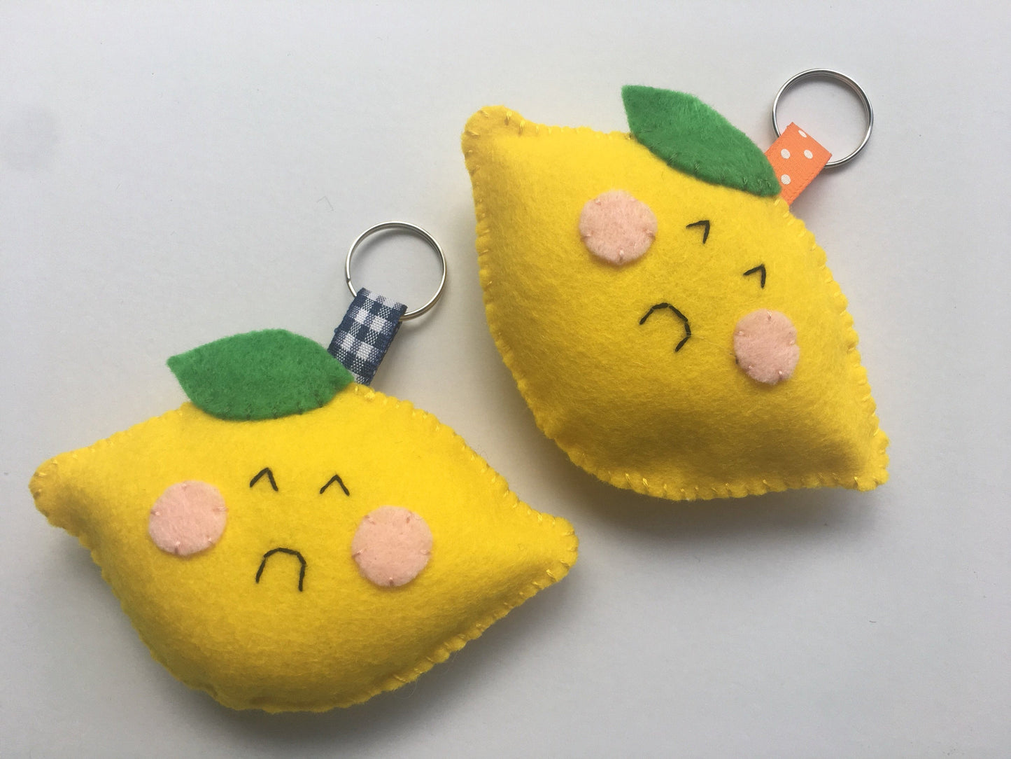 Felt Keychain: Sour Lemon Keychain