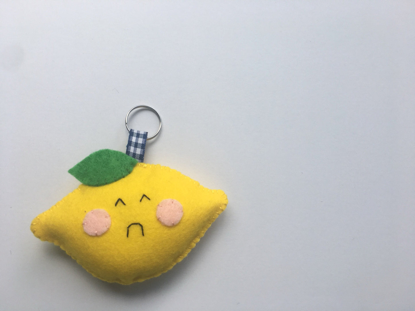 Felt Keychain: Sour Lemon Keychain