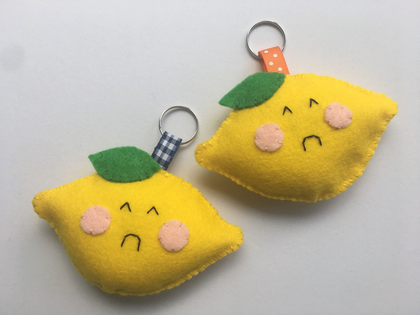 Felt Keychain: Sour Lemon Keychain