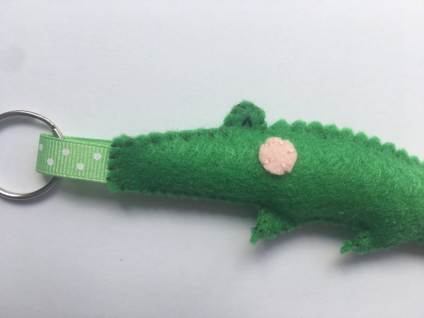 Felt Alligator Crocodile Stuffed Keychain