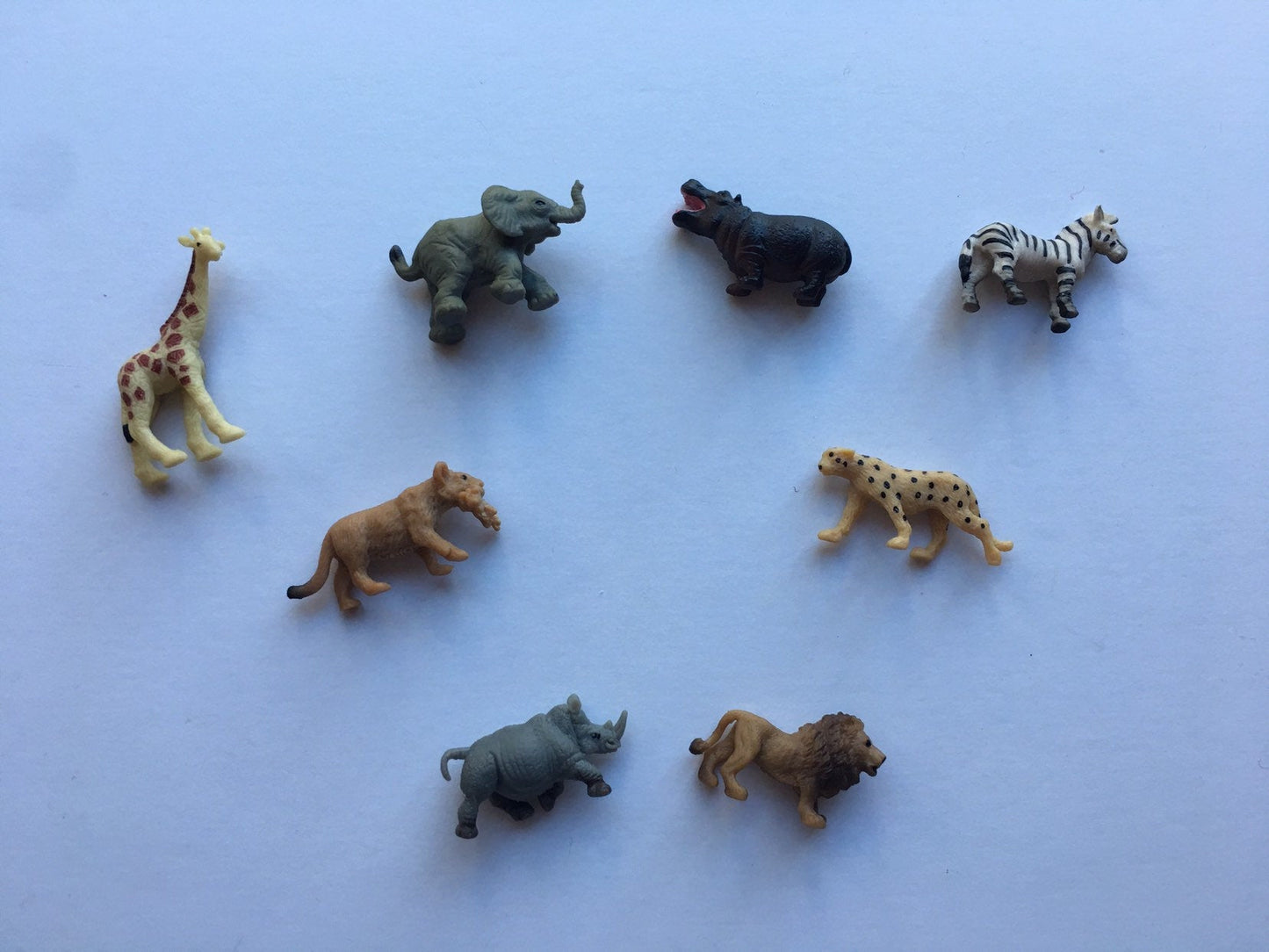 Travel Safari Miniature Felt Playmat with Safari Animal Toys