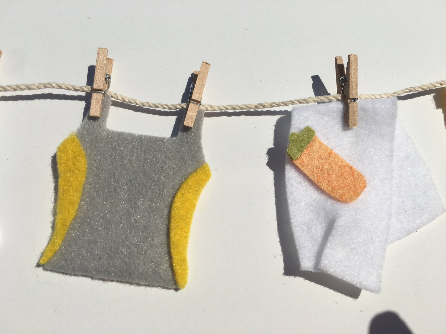 Miniature Felt Tennis Player's Clothesline Tennis Banner Garland Bunting Wall Hanging Home Decor