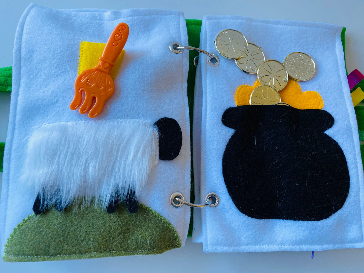 My Lucky Mini Quiet Book Felt St. Patrick’s Day Busy Book for Children