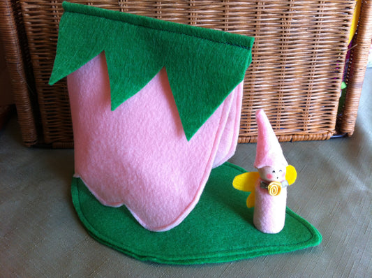 Felt Fairy Peg Doll with Teepee